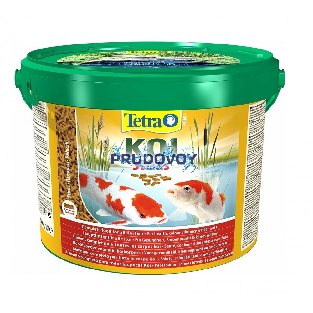Tetra Pond Koi Sticks 10 литров (палочки) - корм для всех видов прудовых рыб
